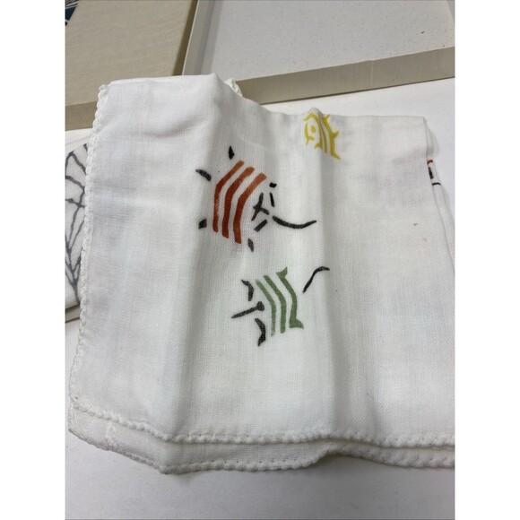 VTG Gift Set of 5 Japanese Cotton Terry Multi-Purpose Tenugui Towels - Picture 6 of 7